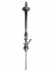 Shishaology 510 70cm heavy duty Shisha stem SILVER