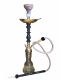 Khalil Maamoon 2D wood complete shisha with hose, bowl and tray 70cm