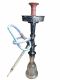 Shishaology 188 complete HAND MADE Shisha 65cm with bowl and hose GUN METAL 