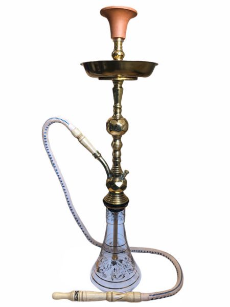 Shishaology 184 complete Shisha 70cm with bowl and hose GOLD 