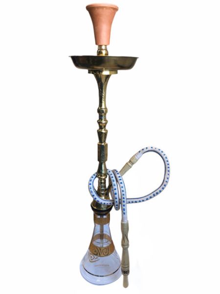 Shishaology 180 complete Shisha 75cm with bowl and hose GOLD 