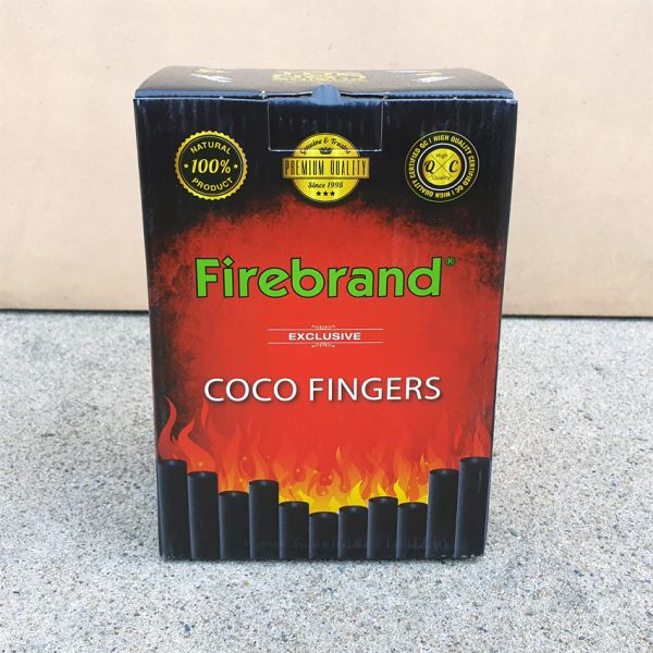 Firebrand COCO fingers charcoal 1KG Xfingers