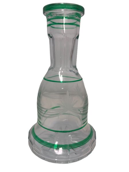 Shishaology 651 shisha glass base GREEN, MEDIUM