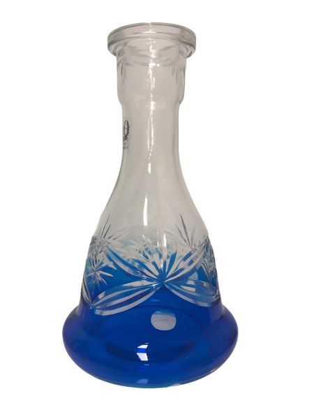 Shishaology BLUE tulip shisha glass base HY-11