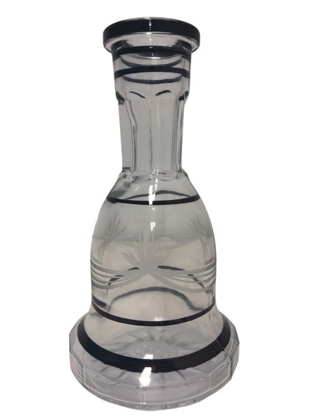 Shishaology 651 shisha glass base BLACK, MEDIUM