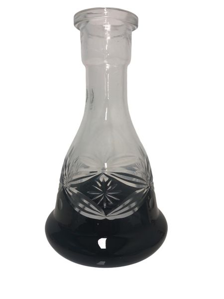 Shishaology BLACK tulip shisha glass base HY-11