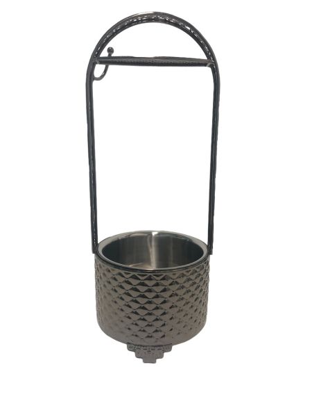 Shishaology charcoal Holder Vintage black Available in Large / Medium / Small