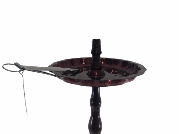 Khalil Maamoon Istanbul complete shisha with hose, bowl and tray 70cm Burgundy