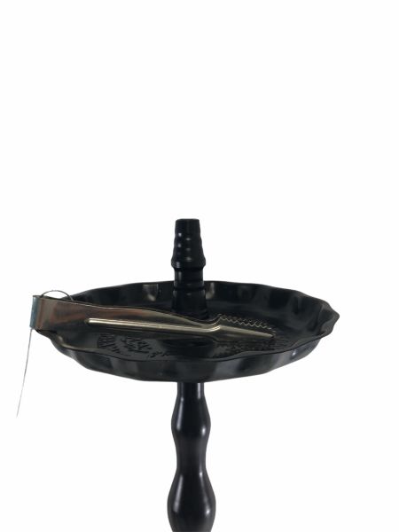 Khalil Maamoon Istanbul complete shisha with hose, bowl and tray 80cm Black