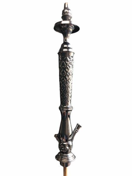 Shishaology 536 70cm hand made Shisha stem DARK SILVER