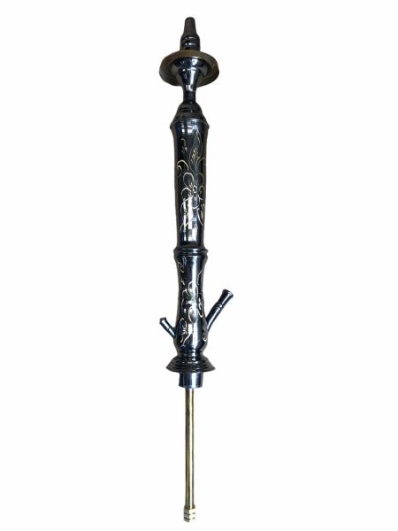 Shishaology 543 70cm hand made Shisha stem dark silver