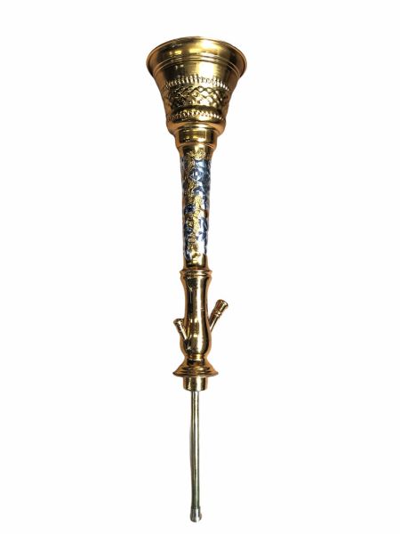 Shishaology 558 70cm hand made Shisha stem gold 