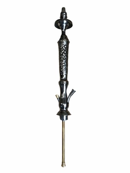 Shishaology 547 73cm hand made Shisha stem gun metal