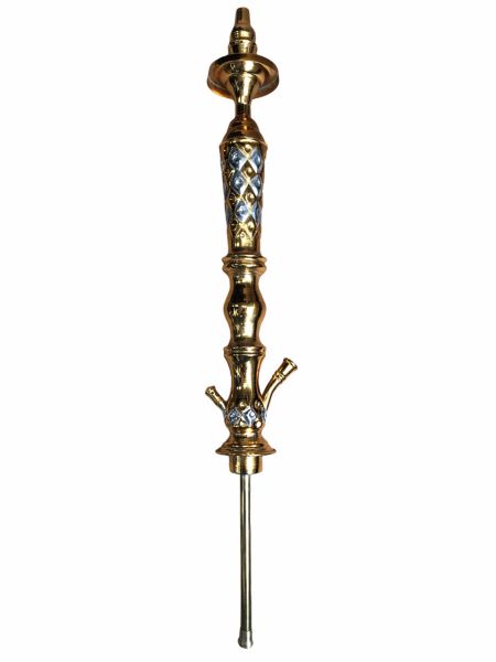 Shishaology 676 70cm hand made Shisha stem Gold and silver