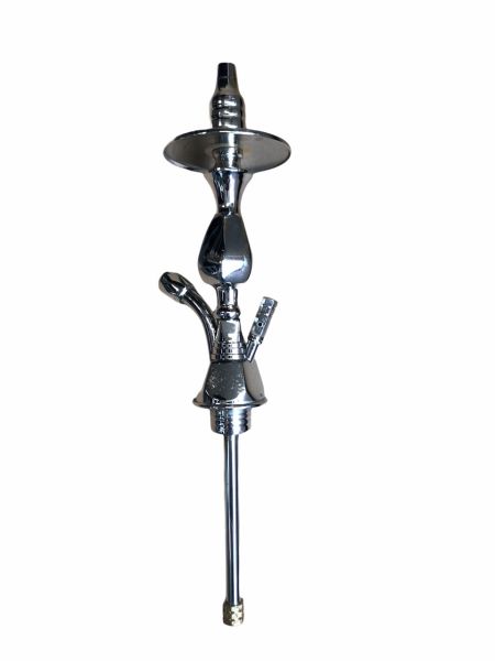 Shishaology 717 45cm heavy duty Shisha stem SILVER