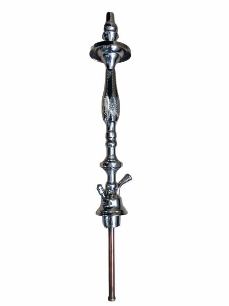 Shishaology 674 55cm heavy duty Shisha stem SILVER