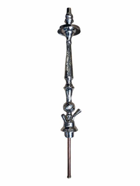 Shishaology 517 55cm heavy duty Shisha stem SILVER