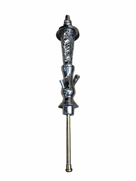 Shishaology 554 55cm hand made Shisha stem SILVER