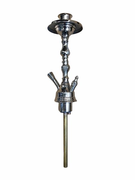 Mdallal 131 35cm slim heavy duty Shisha stem Silver