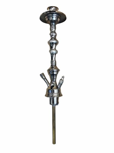 Mdallal 121 slim heavy duty Shisha stem Silver