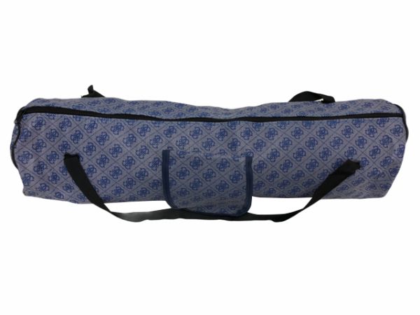 Shishaology GREY and blue Leather Shisha carry bag LARGE 67CM