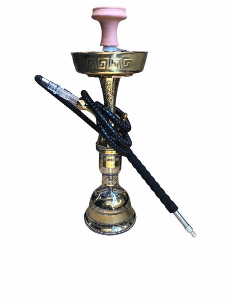 YAHIA 951 Complete MEDIUM shisha with head, hose and bag GOLD