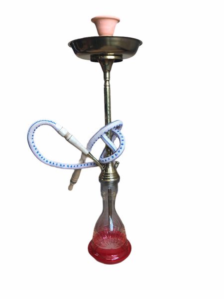 Shishaology 134 complete SLIM Shisha 65cm with bowl and hose GOLD 