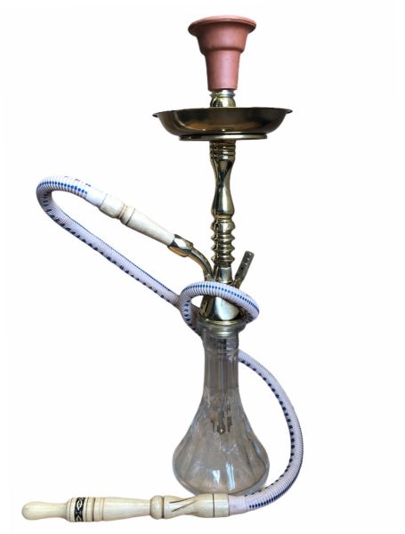 Shishaology 152 complete Shisha 50cm with bowl and hose GOLD