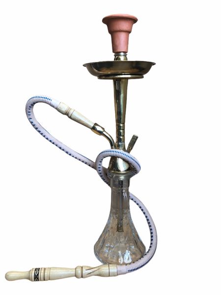 Shishaology 153 complete Shisha 50cm with bowl and hose GOLD