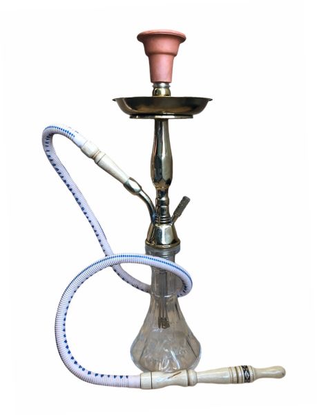 Shishaology 154 complete Shisha 50cm with bowl and hose GOLD