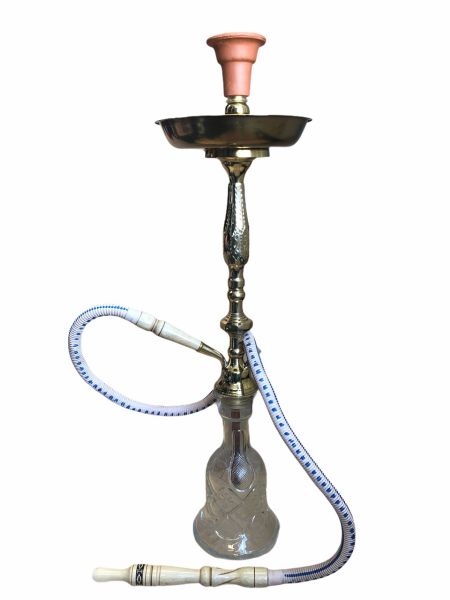 Shishaology 157 complete Shisha 65cm with bowl and hose GOLD 