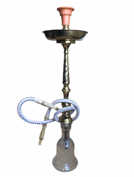 Shishaology 158 complete Shisha 70cm with bowl and hose GOLD 