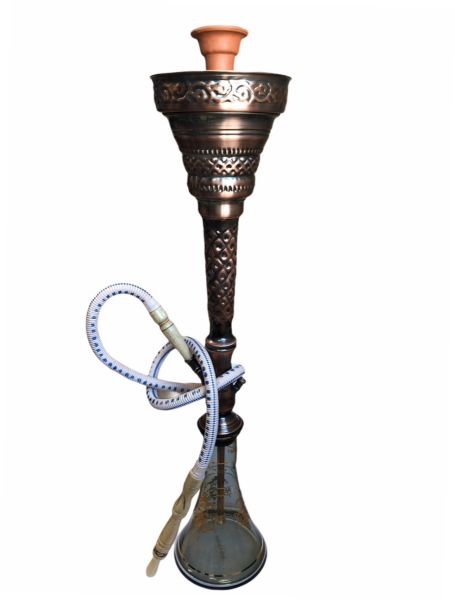 Shishaology 172 complete hand made Shisha 77cm with bowl and hose BRONZE