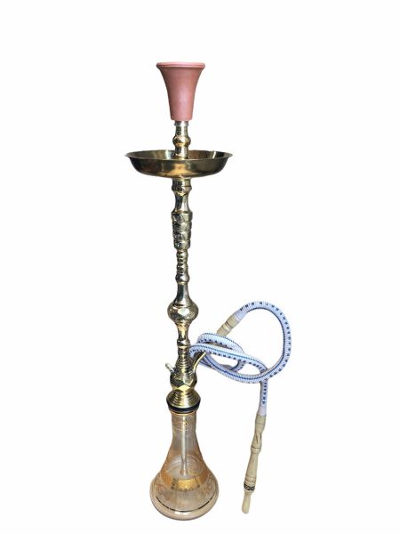 Shishaology 177 complete Shisha 75cm with bowl and hose GOLD