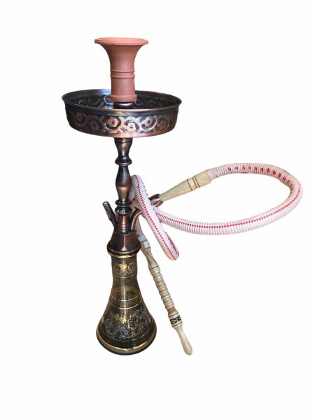 Shishaology 107 complete Shisha 55cm with bowl and hose BRONZE