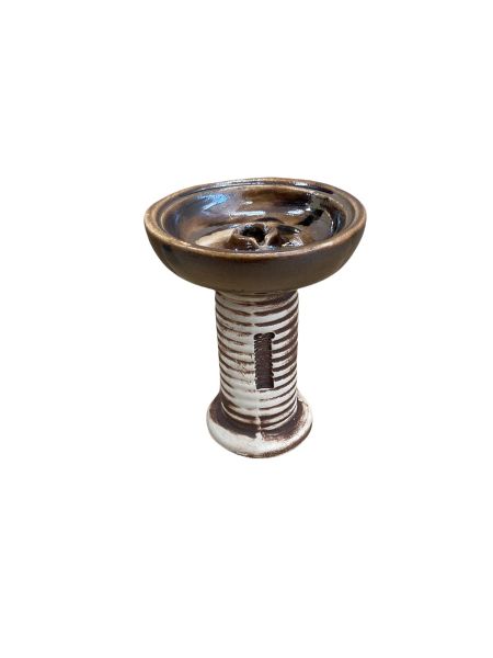 Shishaology Type 5 Shisha Bowl Brown and beige